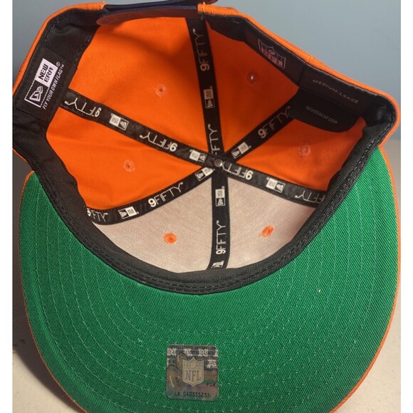 NFL Denver Broncos New Era 9fifty  SnapBack Hat Adjustable M/L Orange, NEW - Picture 7 of 7